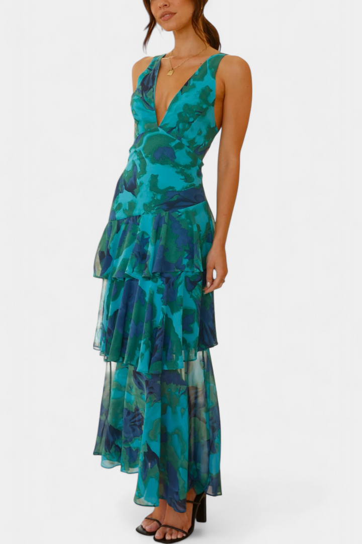 Domenica – Stilvolles Chiffonkleid