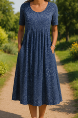Geblümtes Blau