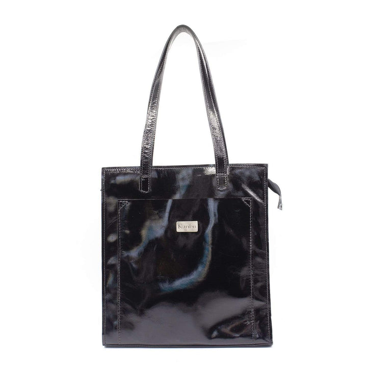 Maria Black Faux Leather Wallet