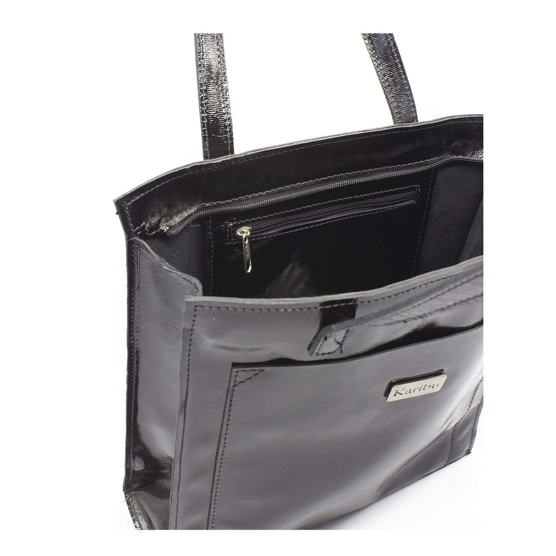 Maria Black Faux Leather Wallet