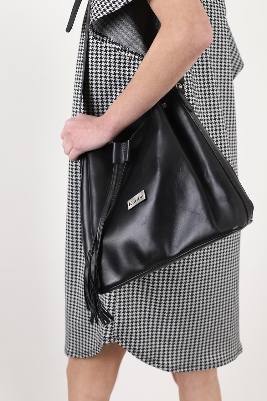 Ignacia Schwarze Handtasche