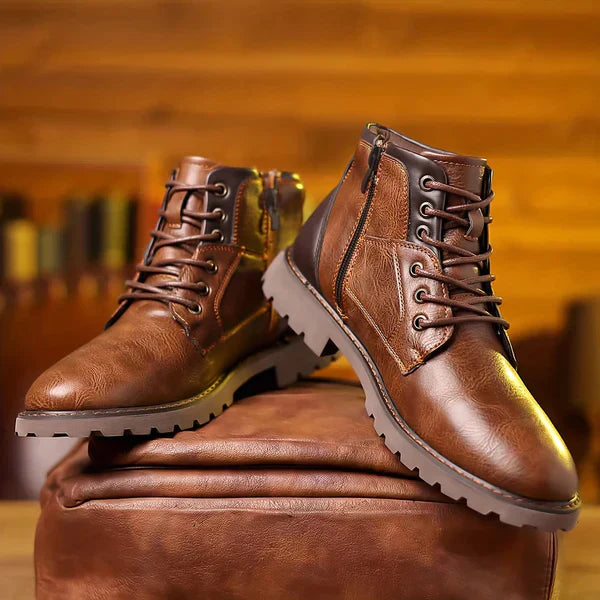 Brody | Robuste Leder-Schnürstiefel