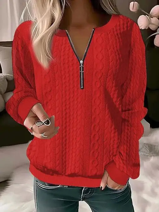 Melanie | Stylischer Pullover mit Zopfmuster