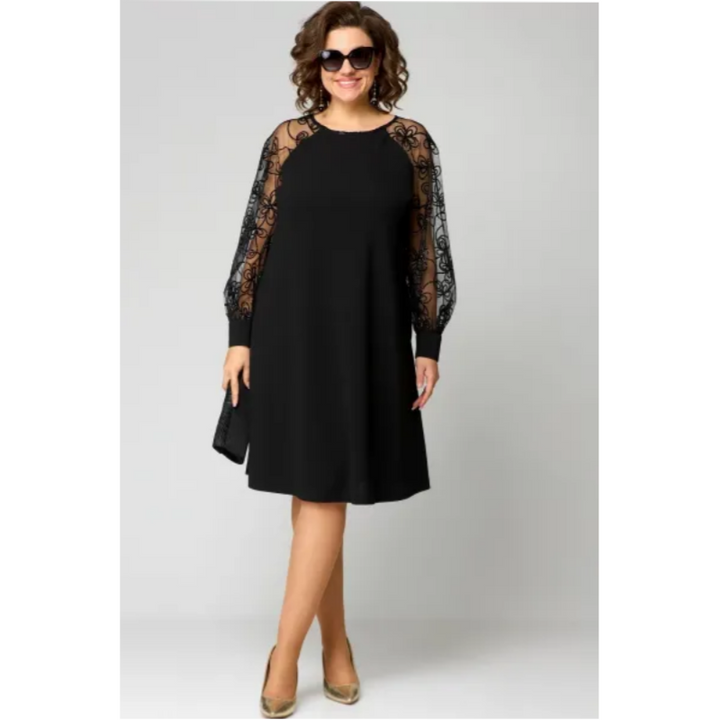 HARALDA I LÄSSIGES LANGÄRMELIGES KLEID