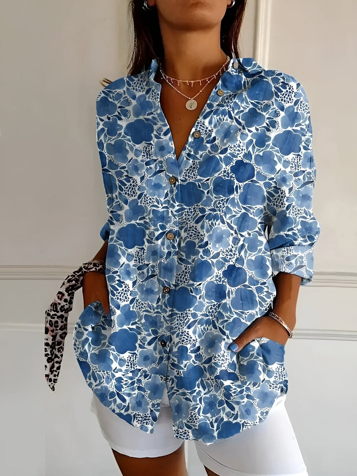Avril | Elegante Bluse mit charmanten Mustern