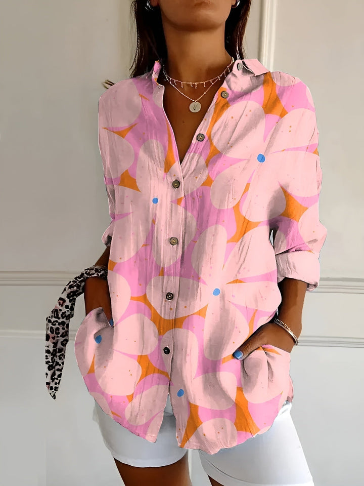 Avril | Elegante Bluse mit charmanten Mustern