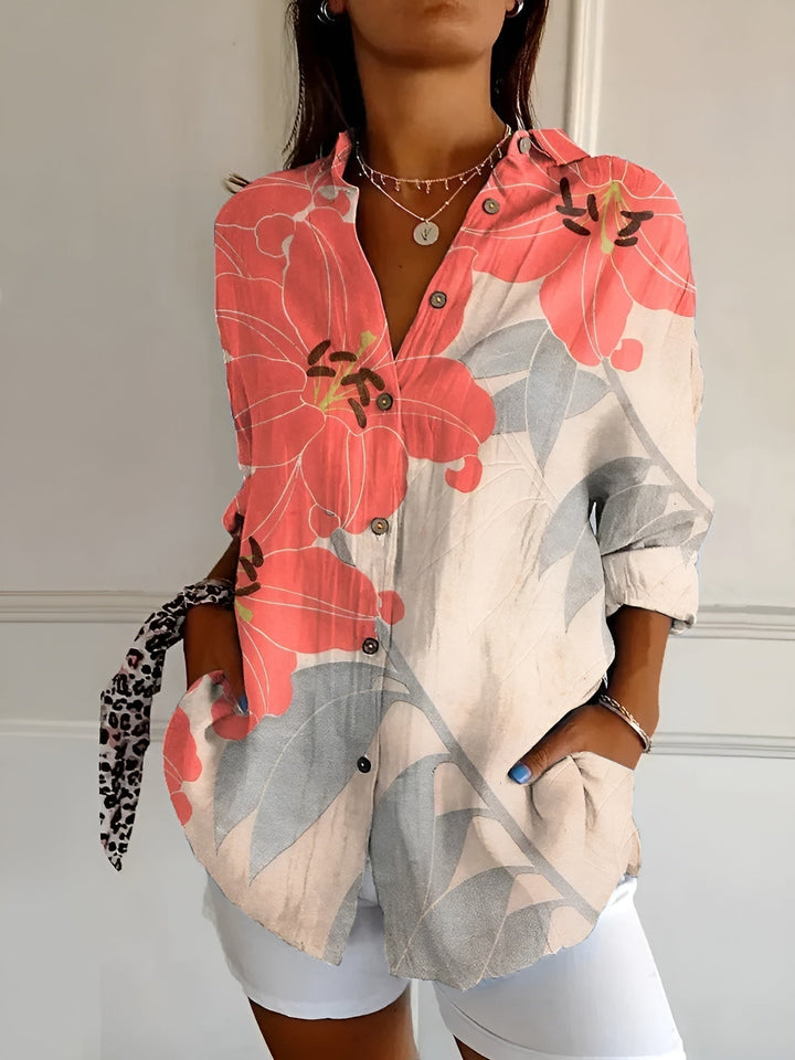 Avril | Elegante Bluse mit charmanten Mustern