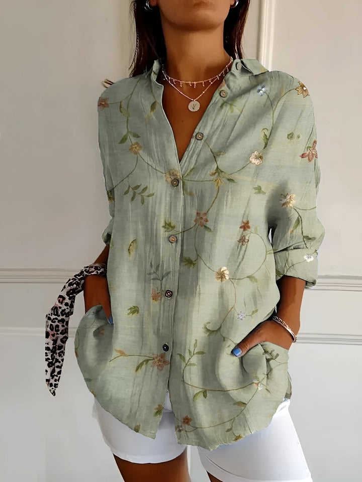 Avril | Elegante Bluse mit charmanten Mustern